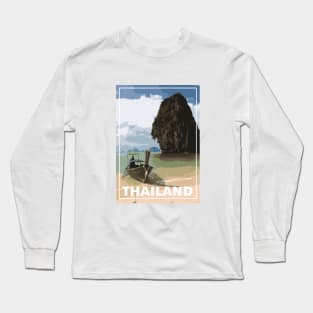 Phra Nang beach, Thailand Long Sleeve T-Shirt